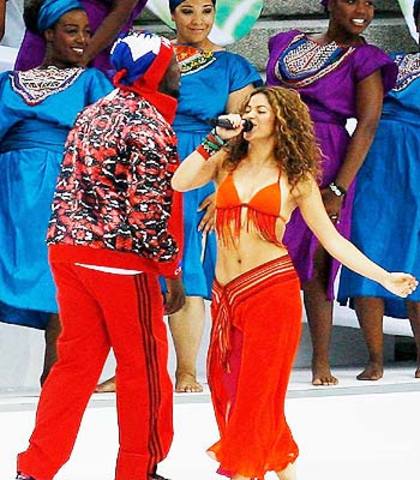 Canta en el mundial Alemania 2006