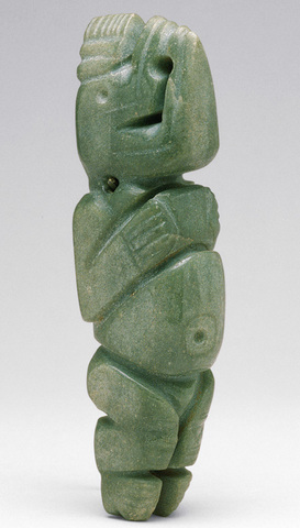 Pendant, 4th-8th century Costa Rica used as burial offering