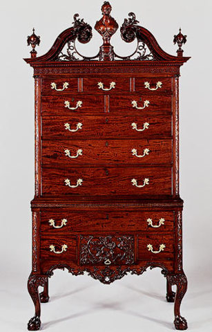 High chest of drawers