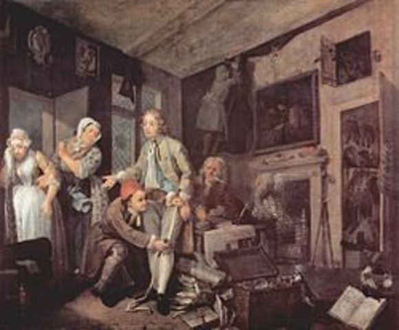 A Rake's Progress - William Hogarth