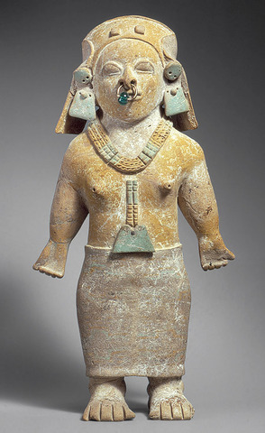 Standing figure of woman, 1st-5th century Ecuador