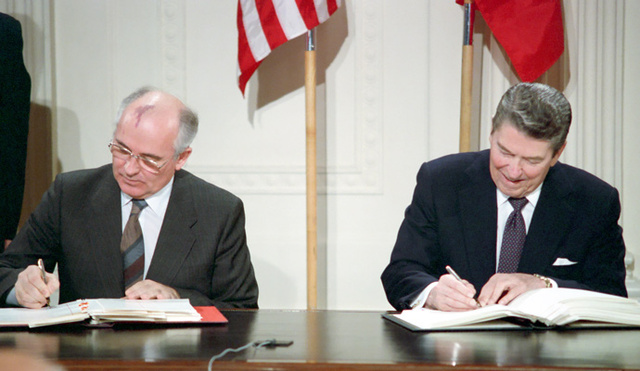 Intermediate-Range Nuclear Forces Treaty (INF) ratified