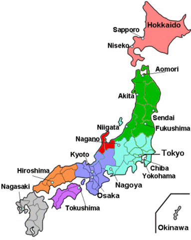 spread to japan