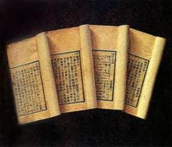 Qin Dynasty Emperor orders the burn Confucian texts and kills Confucian scholars.