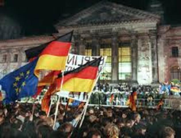Germany is reunified