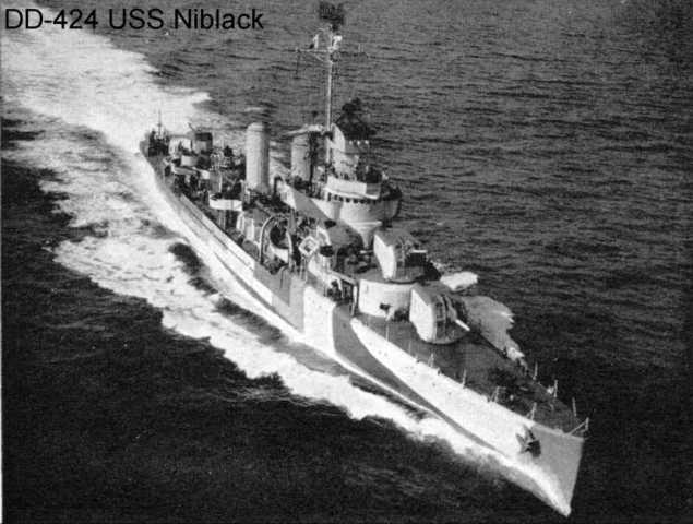 First Military Encounter Between Germany and the US: Destroyer Niblack Attacks a German U-boat