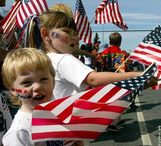 America declares independence