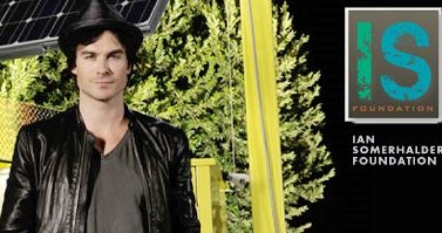 Anuncia "Ian Somerhalder Foundation".