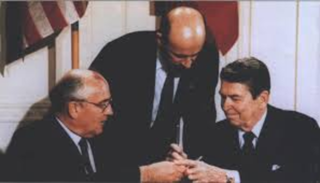 Intermediate-Range Nuclear Forces Treaty ratified.