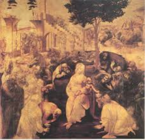 Leonardo was accepted by the painters guild in Florence