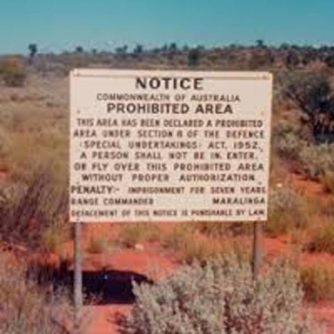 British nuclear test