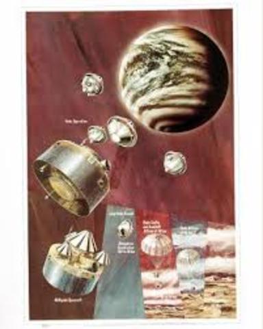 Probes dropped in Venus atmosphere