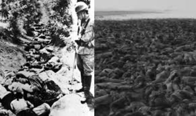 Japanese destroy Nanking