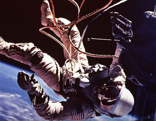 First american in space