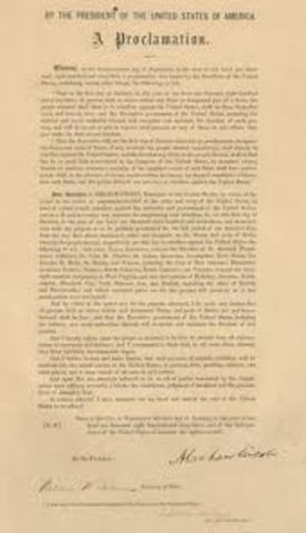 The Emancipation Proclimation