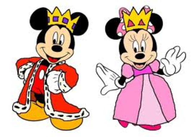 Mickey and Minnie mouse are a couple