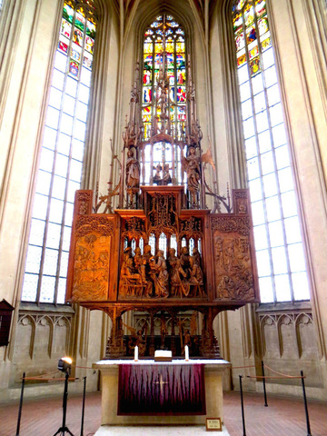 Tilman Riemenschneider, Holy Blood Altarpiece (c. approx 1501-1505 A.D.) Church of St. Jacob, Rothenburg ob der Tauber, Germany.