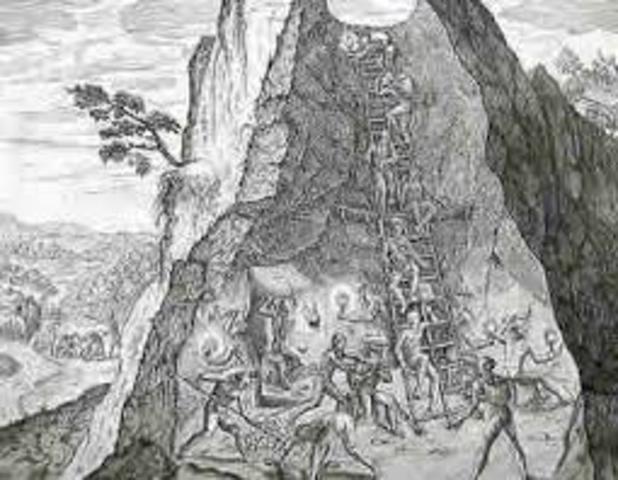 Discovery of silver at Potosi