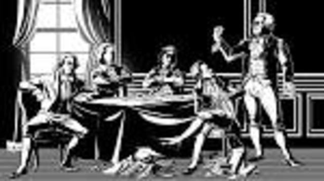 Creación del primer Tribunal Revolucionario, a instancias de Maximilien de Robespierre