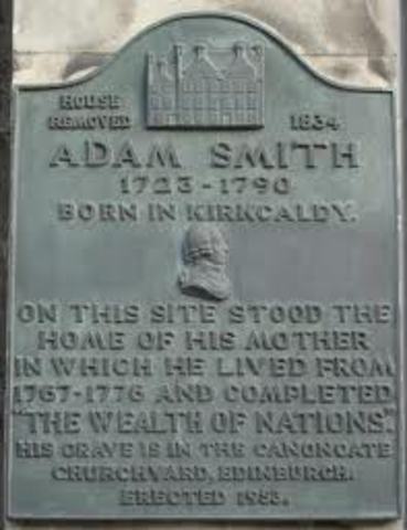 American Revolution / Smith writes Wealth ofNations