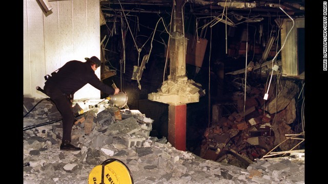Bomb explodes below the World Trade Center
