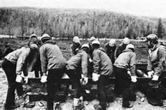 Stalin begins industrializing the USSR