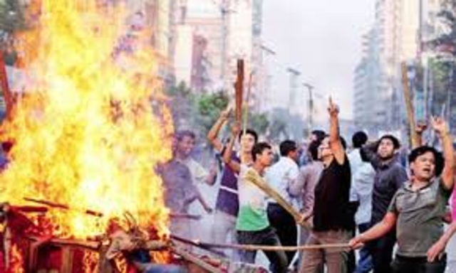 The church is under attack