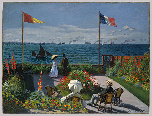 Garden at Sainte-Adresse (1867)