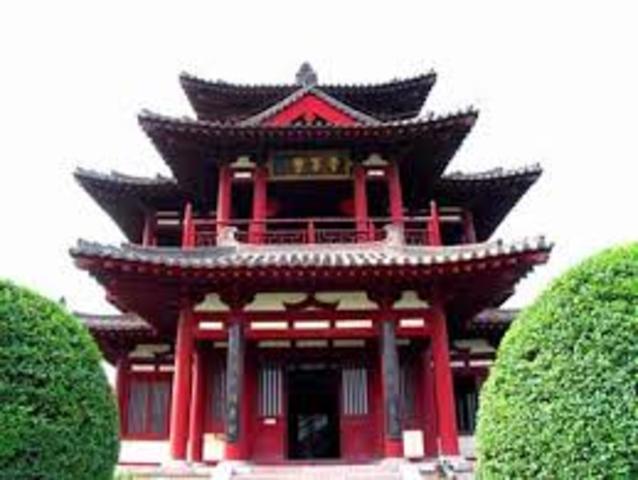 691     Empress Wu, a Buddhist, reverses Taizong's policy and builds Buddhist temples.