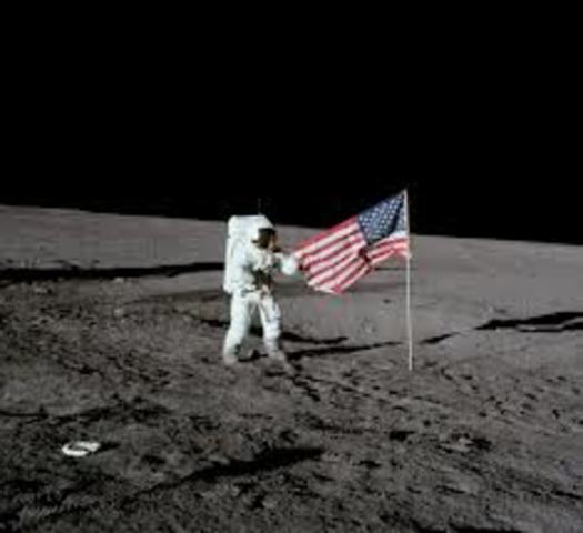 First man on the moon
