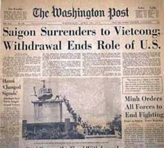 South Vietnam Surrender