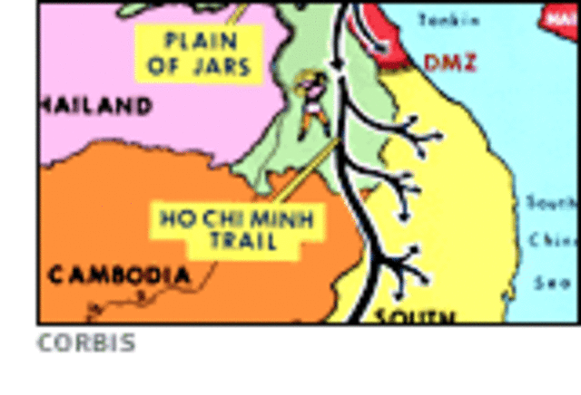 Weapons Moving Along Ho Chi Minh Trail