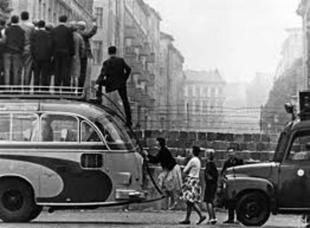 Berlin Wall Constructed