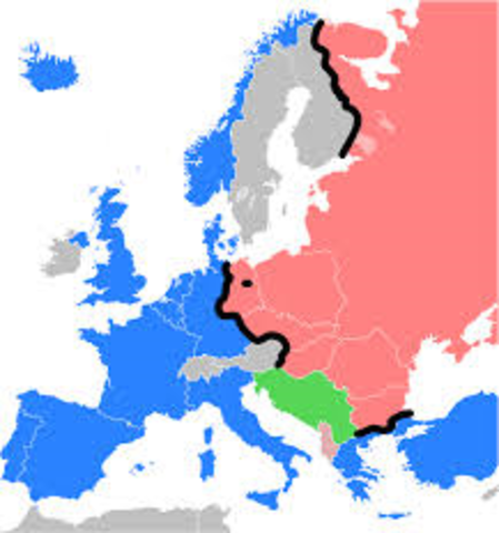 Iron Curtain Decended on Europe