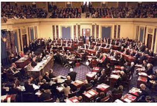 US Senate voted never to make war again