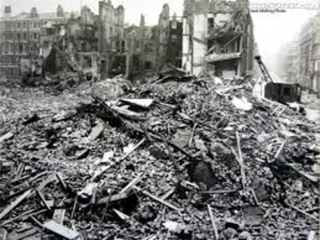 First German air raids on London