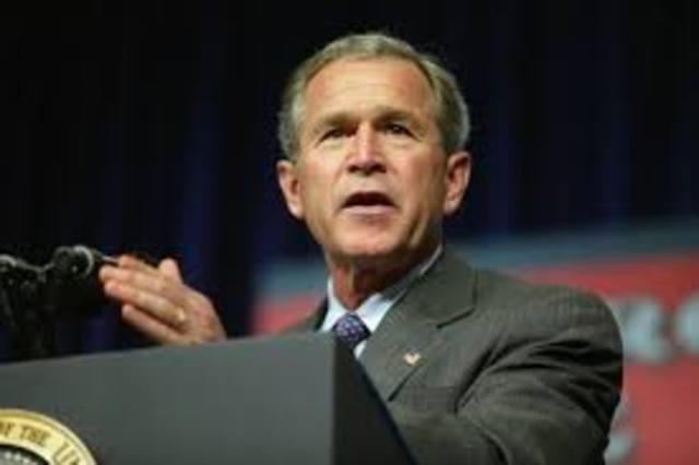 President George W. Bush supports the Patriot Act