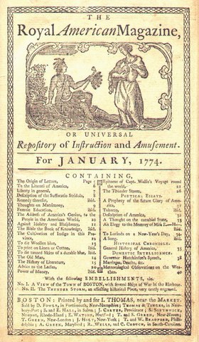 1741 – First American magazine
