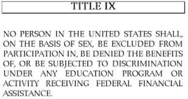 Title IX of the Education Amendments