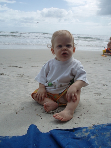 First time at the beach