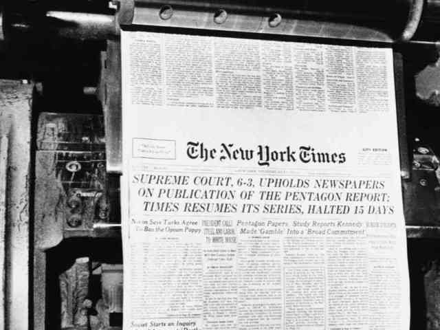 New York Times Co. v. United States