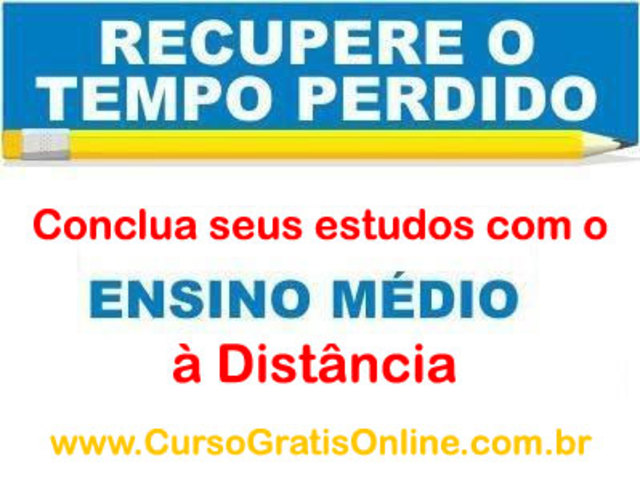 Ensino Médio a Distância em São Paulo.