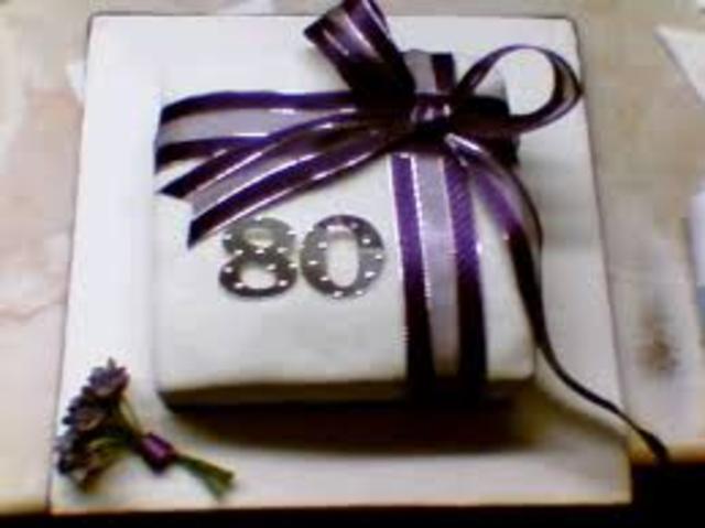 My 80th