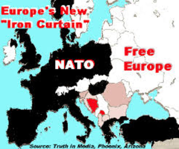 Iorn Curtain Desends on Europe