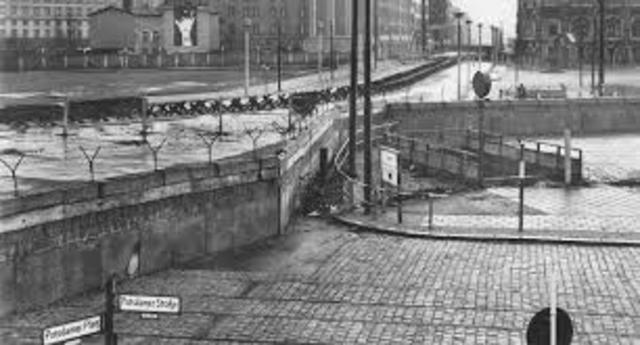 Berlin Wall Constructed