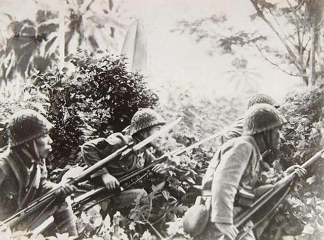 Japanese establish militaty bases in Mainland new Guinea