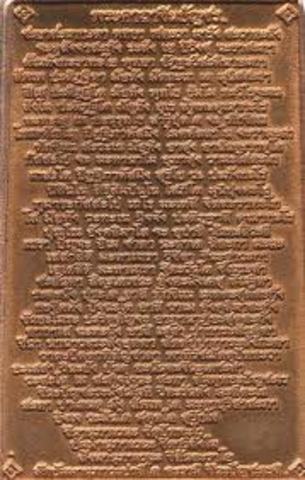 Printed texts in China c.868 BCE