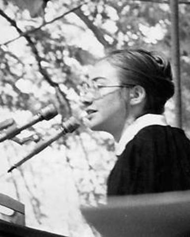 Hillary's First Big Speech