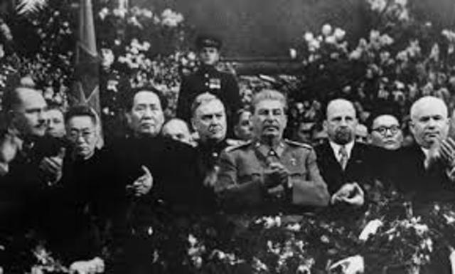 Mao's first visit to Moscow