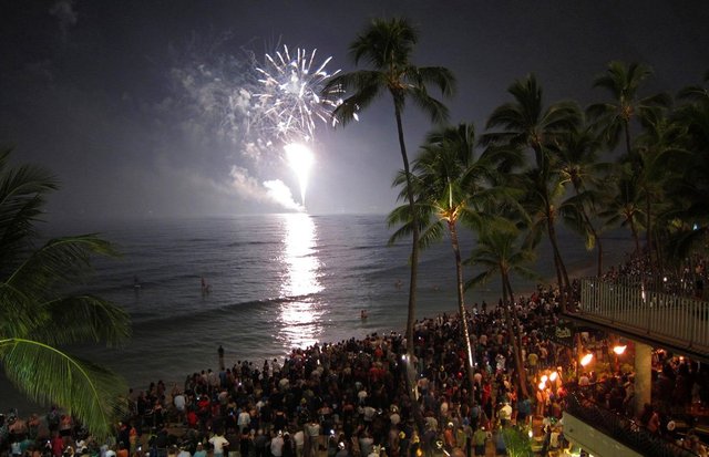 Новый год на Гавайях